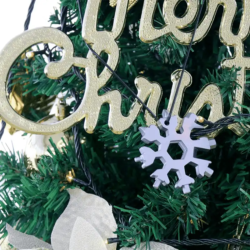 Amenitee 18-v-1 večnamensko orodje za snežinke iz nerjavečega jekla