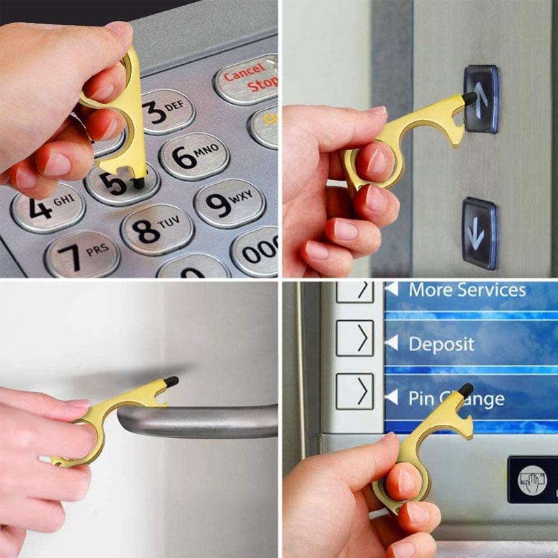 Orodja za odpiranje vrat brez dotika z obeskom za ključe