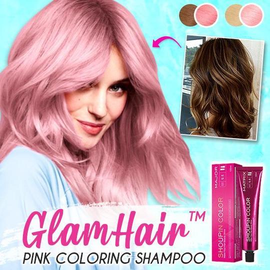 GlamHair Pink barvni šampon