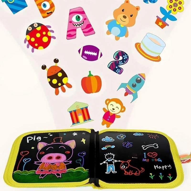 Prenosna izbrisljiva risalna ploščica Doodle Pad (priloženih 12 pisal) - slika 3