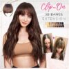 3D Clip-In Bangs lasni podaljški