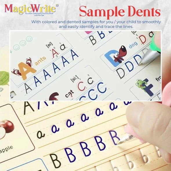 MagicWrite vadnica kaligrafije in komplet pisal za večkratno uporabo - slika 3