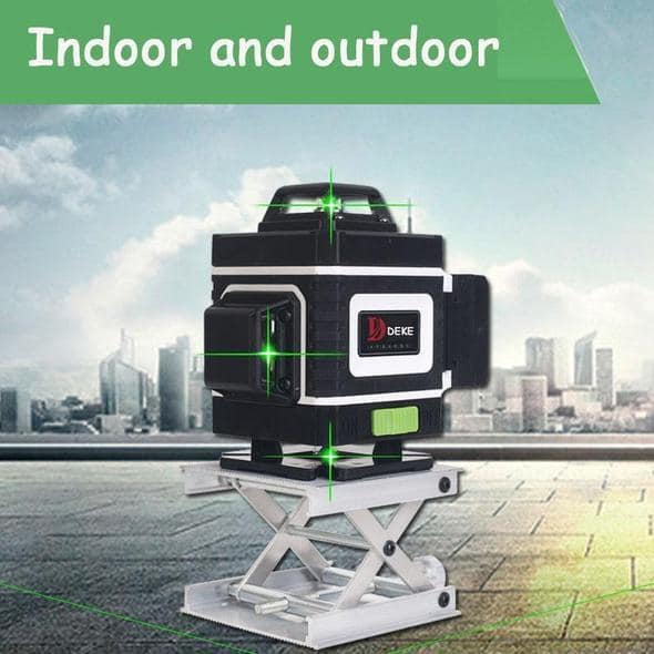 DEKE 4D laserski nivelir z zelenim žarkom - slika 4