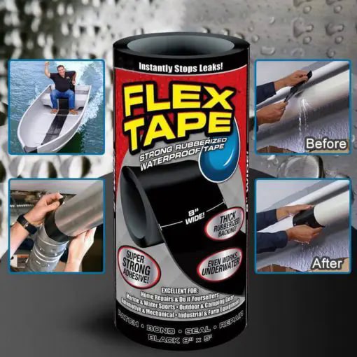 Merryferris Vodoodporen gumijasti lepilni trak za popravilo
